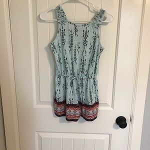Mudd Aztec Print Romper-Size Large (12)